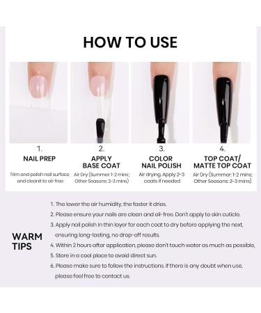 MIZHSE Clear Top Coat Nail Polish - Quick Dry Non-Gel High Shine Glossy Finish for DIY Manicure - 0.5 fl oz (15 ml) - Perfect for Home Use - Buy Online on SooperMarket.com