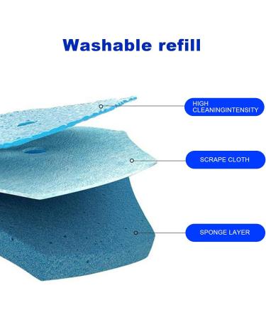 Yheonver Disposable Toilet Cleaning System Disposable Toilet Flushable Refill Brush Flushable Refills - 48 Refills - Buy Online on SooperMarket.com