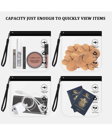 Clear Travel Toiletry Bags Airport Security Liquids Bags Travel Bags for Toiletries 20x20cm TSA Approved Travel Accessories Makeup Bags Holiday Essentials Luggage for Men Women - Buy Online on SooperMarket.com
