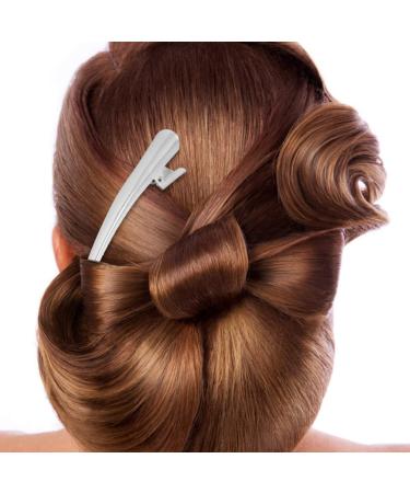 KALLORY 12Pcs Large Duckbill Hair Clips - Non-Slip Metal Barrettes for Thick & Thin Hair (Silver) - Buy Online on SooperMarket.com
