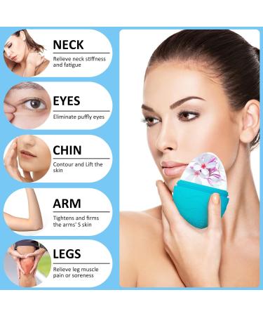 Ice Face Roller Mold - Reusable Silicone for Reducing Eye Bags & Dark Circles | Best Skin Care Tool - Buy Online on SooperMarket.com