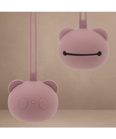 Caja Schnullerbox Silicone | BPA-Free Pacifier Storage for Babies | Panda Design | Safe & High-Quality Baby Accessories (Deep Pink) - Buy Online on SooperMarket.com