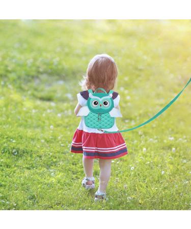 EPLAZA Toddler Owl Backpack with Anti-Lost Wrist Link - Safety for 1.5 to 3 Years Kids (Owl Green) - Buy Online on SooperMarket.com