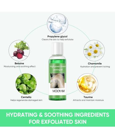 Extra Strength Peeling Oil for Dark Skin | Exfoliate Hands & Feet | Chemical Peel Solution - Buy Online on SooperMarket.com
