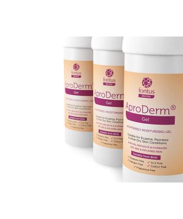 AproDerm Gel 500g Pump - Alcohol-Free Moisturising Cream for Dry Skin, Dermatitis, Eczema, and Psoriasis - Buy Online on SooperMarket.com