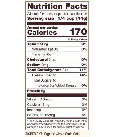 Bob's Red Mill Gluten Free Organic Steel Cut Oats 24 oz (Pack of 4) - Certified Organic Oats - Buy Online on SooperMarket.com