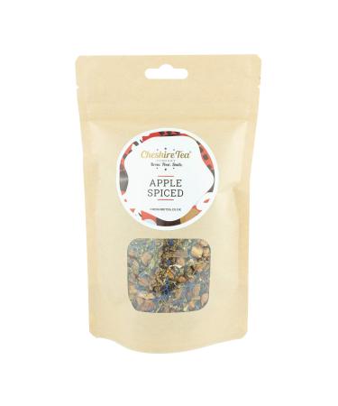 Cheshire Tea Company Premium Apple Spiced - 100g Ethically Sourced Loose Leaf Fruit Infusion Tea Leaves