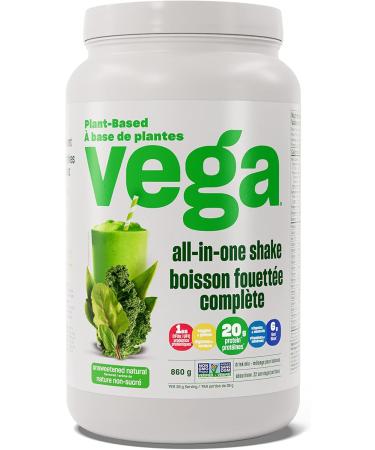Vega All-in-One Vegan Protein Powder Natural Unsweetened & Sport Protein Vegan Protein Powder Mocha (19 Servings) BCAAs - Buy Online on SooperMarket.com