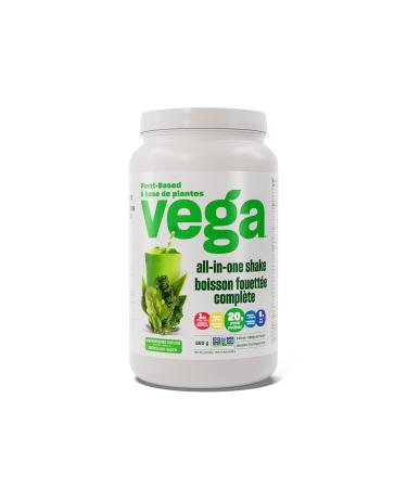 Vega All-in-One Vegan Protein Powder Natural Unsweetened (22 Servings) Superfood Ingredients Vitamins For Immunity Support Keto Friendly Pea Protein For Women & Men 860g (Packaging May Vary) Natural (Unsweetened) 22 Servings (Pack of 1)
