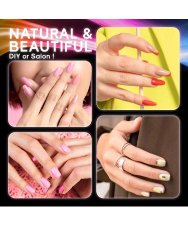 Wide Short Coffin Nail Tips 240PCS Professional Gel Tips for Easy DIY Nail Extensions | Perfect for Short Small Wide Nail Beds - Buy Online on SooperMarket.com