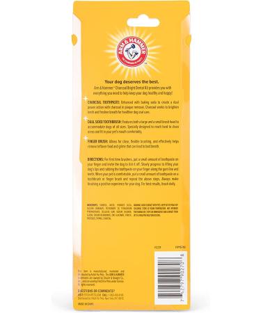 Arm & Hammer Dog Dental Care Fresh Breath Kit | Baking Soda Toothpaste & Toothbrush for Dogs | Plaque Removal Kit - Buy Online on SooperMarket.com