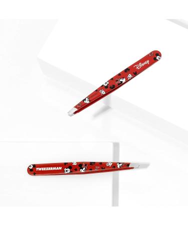 Buy TWEEZERMAN Disney Mickey & Minnie Mouse Slanted Tweezers - Perfect for Precision Grooming | International Shipping Available - Buy Online on SooperMarket.com