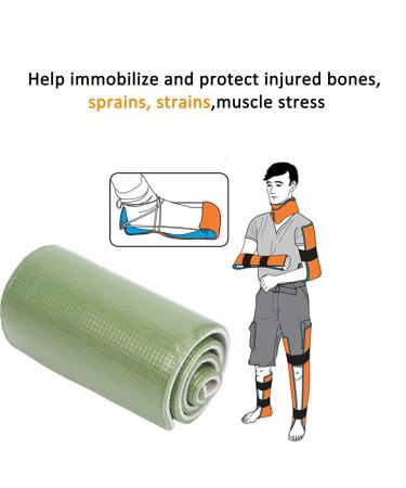 Roll Splint Polymer Foam Waterproof Rolled Splint Flexible Support for Wrist for Neck(11 * 46cm) - Buy Online on SooperMarket.com