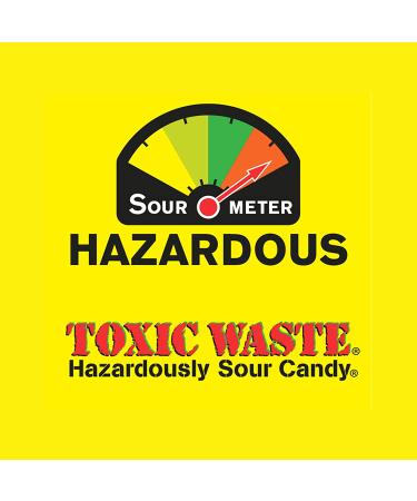 Toxic Waste 1lb Assorted Sour Candy Bag - 5 Flavors: Apple, Watermelon, Lemon, Blue Raspberry, Black Cherry - Buy Online on SooperMarket.com