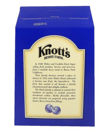 Knott's Berry Farm Blueberry Shortbread Cookies - 20 oz Box (1.25 lb) | Pack of 1 - Buy Online on SooperMarket.com