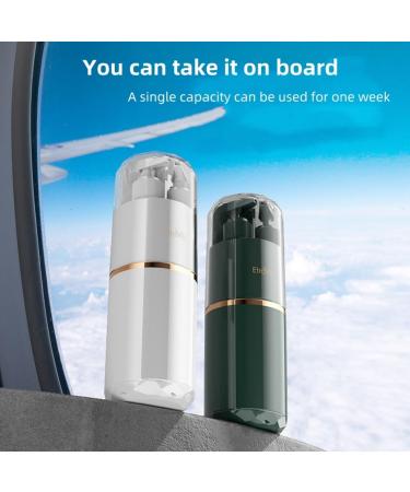 TSA Approved Portable Travel Washing Cup - 8-in-1 Design with Toothbrush Comb Mirror Towel & Toothpaste Storage for Easy Carry | International Shipping - Buy Online on SooperMarket.com