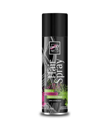 Lucky Super Soft Maximum Hold Hair Spray 8.25 Fluid Ounce