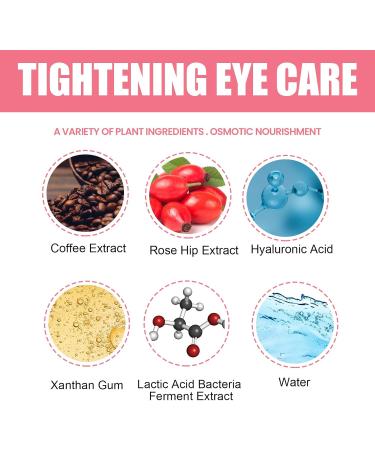 Hyaluronic Eye Cream Stick Caffeine Relax Eyes Fatigue Eye Cream Anti Aging Reduce Under The Eyes Puffiness Rosehip Firming Eye Serum Eye Lift For Women And Men - Buy Online on SooperMarket.com