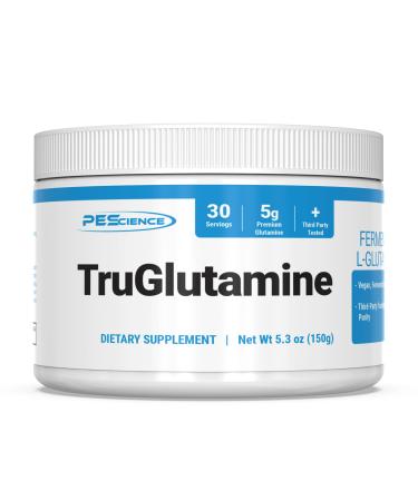 PEScience TruGlutamine Fermented L-Glutamine Powder Unflavored 30 Serving