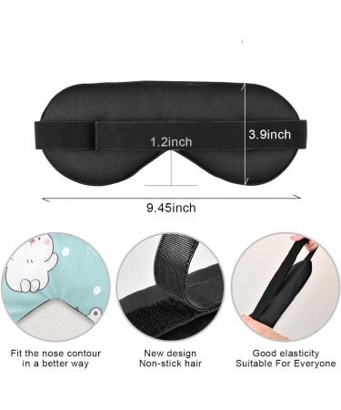 Haskirky Light Blocking Eye Mask for Adults - Adjustable, Breathable, and Comfortable for Travel, Yoga, and Meditation - Buy Online on SooperMarket.com