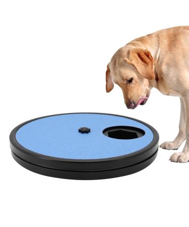 Beowanzk Dog Nail Scratchboard Multifunctional Dog Scratching Boards Built-in 6-Compartment Food Storage Dog Nail File Board Dog Nails Clippers for Pets Nail Care (Blue)