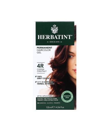 Herbatint Permanent Haircolor Gel 4R Copper Chestnut 4.56 Ounce