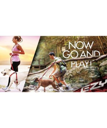 Ezydog Jogging Leash for Small & Medium Dogs - Reflective Elastic 210cm Bungee Jogging Leash - Perfect for Runners - Bubblegum Color - Buy Online on SooperMarket.com