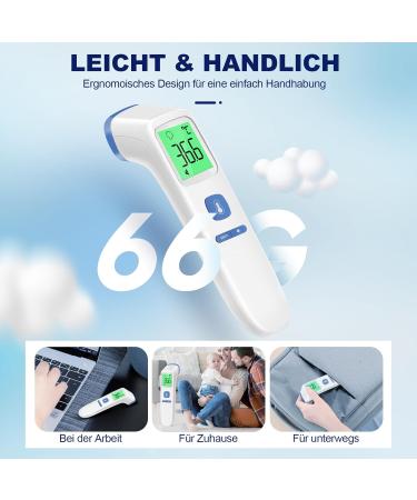 Buy Contactless Infrared Thermometer - Accurate Digital Fever Thermometer for Babies & Adults with Fever Alarm LCD Display & 35 Memory - Fast Shipping Worldwide - Buy Online on SooperMarket.com