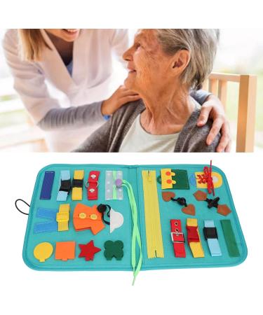 Fidget Blanket for Alzheimer Patients Anxiety Relief Autistic Dementia Sensory Pad - Buy Online on SooperMarket.com