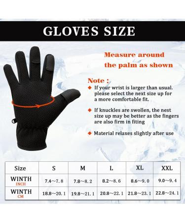 Drasry Neoprene Fishing Gloves - Touchscreen, 3 Cut Fingers, Waterproof - Men and Women - Medium - Buy Online on SooperMarket.com