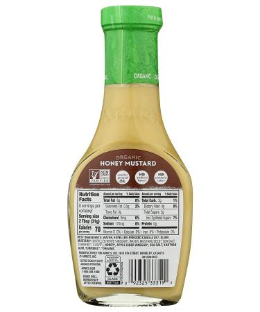 Annie's Certified Organic Honey Mustard Salad Dressing - 8 fl oz - Buy Online on SooperMarket.com