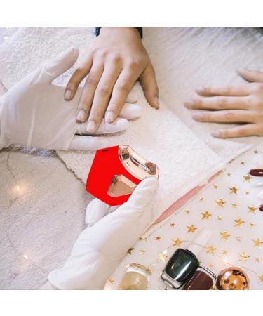 Electric Nail Cutter | Electric Toenail Scissors - Rechargeable Safety Fingernail Trimmer 2-in-1 Nail Trimmer Polisher with Nail Clip Storage for Women Men Red - Buy Online on SooperMarket.com