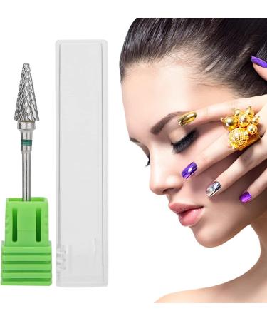 JUOPZKENN Nail Art Drill Bits Tungsten Steel Manicure Drill Bits Electric Pedicure Manicure Grinding Head Fast remove Acrylic or Hard Gel(green label) - Buy Online on SooperMarket.com