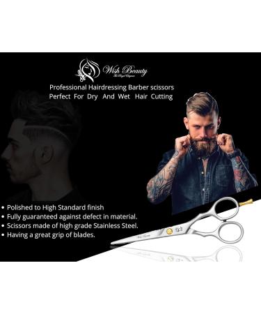 Glamified Glam Hairdressing Scissors Professional Hair Cutting Thinning Scissors Set (Haircut Trimming Grooming Shaping Scissors) for Men Hairdresser Barber Women Kids Pets Home 5.5inch - Buy Online on SooperMarket.com