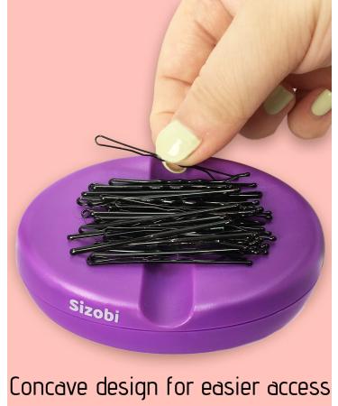 Sizobi Magnetic Bobby Pin Holder with 20 Pins and Storage Box - Sewing and Paper Clip Organizer - Buy Online on SooperMarket.com
