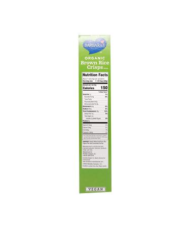 Barbara's Bakery Organic Brown Rice Crisps Cereal - 10 oz | Gluten-Free & Nutritious - Buy Online on SooperMarket.com