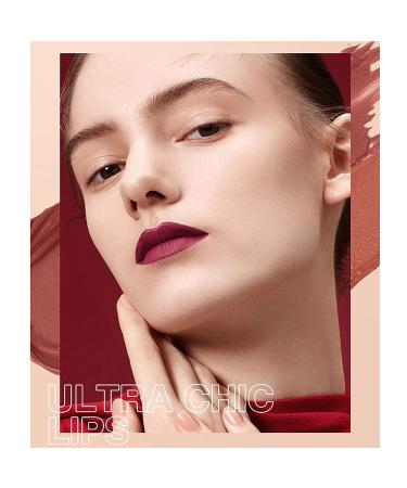 PETANSY Matte Lipstick Set - 6 Nude Liquid Lipsticks with Matching Lip Liners | Waterproof Long Lasting Lip Gloss Gift Set for Women - Buy Online on SooperMarket.com