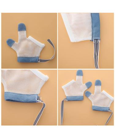 Shop Kisangel Anti-Eating Gloves for Newborns | 2 Pairs of Finger Suction Toys - Safe & Breathable | Ideal for Active Babies - Buy Online on SooperMarket.com
