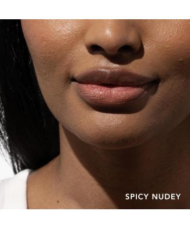 Beekman 1802 Goat Milk Tinted Lip Cream SPF 15 - Fragrance Free Elderberry & Niacinamide - Hydrating for Sensitive Skin - Cruelty-Free | Spicy Nudey Shade - Buy Online on SooperMarket.com