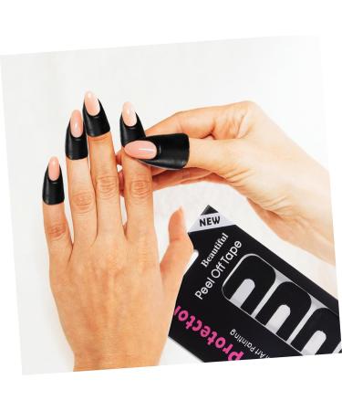 Ipetboom Nail Protector 200 Sheets nail gel polish nail protective oil nail polish patch adhesive tape protective film Nail Polish Guard tool Nail Polish Guards For Fingers Nail Tape 3.00X2.50X0.10CMx2pcs As Shownx2pcs - Buy Online on SooperMarket.com