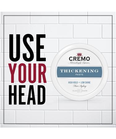 Cremo Barber Grade Hair Styling Thickening Paste 4oz (Pack of 3) - Professional Hold & Volume - Buy Online on SooperMarket.com