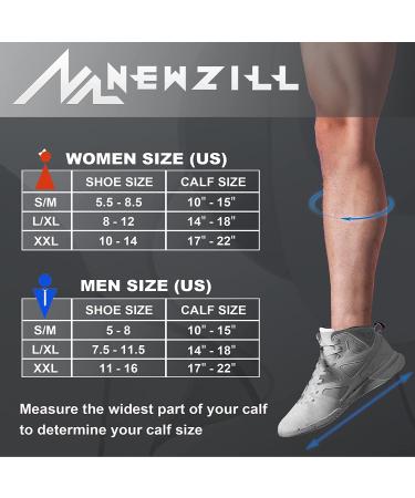 NEWZILL Rainbow Stripes Compression Socks 20-30 mmHg for Women & Men - Large-X-Large - Buy Online on SooperMarket.com