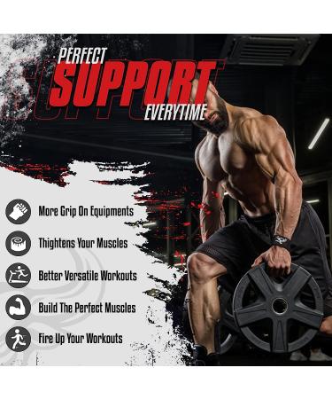 BEAST RAGE Weight Lifting Straps - Padded Wrist Support for Gym Bodybuilding - Non Slip Dumbbell Bar Wraps for Power Deadlift - Advanced Grips for Heavy Duty Exercise - Black - Buy Online on SooperMarket.com