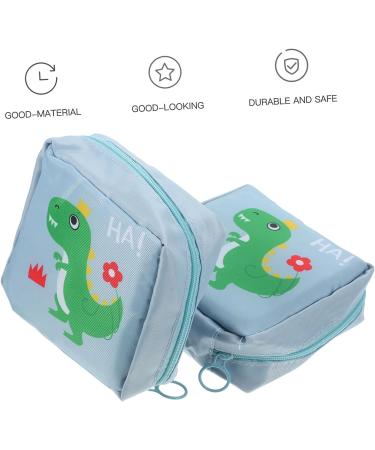 KALLORY Period Pad Pouch 2pcs | Aunt's Towel Storage Bag | Girly Decor Travel Wallet | Menstrual Pad Bag - Buy Online on SooperMarket.com