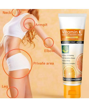 50g Armpit Whitening Cream Moisturizing Melanin Lightening Deodorant Anti Perspirant Underarm Cream Underarm Whitening Cream for Women - Buy Online on SooperMarket.com