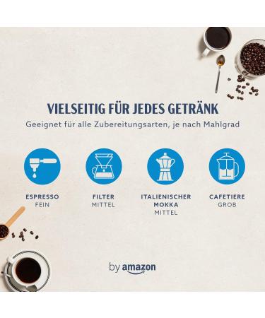 Buy Amazon Decaffeinated Coffee Beans Decaffeinato 1kg - Rainforest Alliance Certified - 2x500g Packs - Buy Online on SooperMarket.com