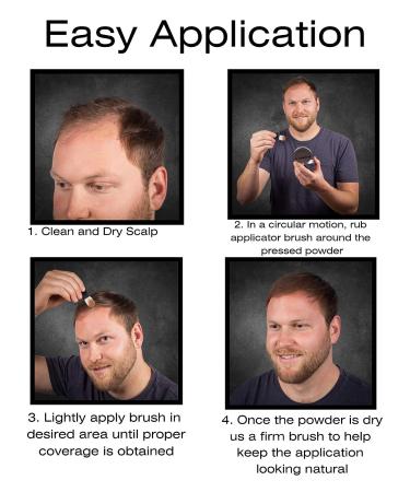 Thicken It 100% Scalp Coverage Hair Powder in Medium Brown - Talc-Free Hair Loss Concealer for Men and Women - Water Resistant .32 oz. - Naturally Thicker Than Fibers & Sprays - Buy Online on SooperMarket.com