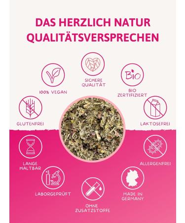 Organic Raspberry Leaf Tea 80g | Loose Herbal Tea for Pregnancy | 100% Natural & Organic Certified Warmly - Buy Online on SooperMarket.com