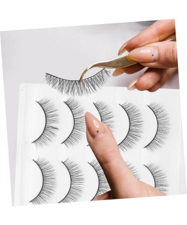 Beavorty 10 Pairs Short False Eyelashes Chemical Fiber Glue 3d Manual - Buy Online on SooperMarket.com