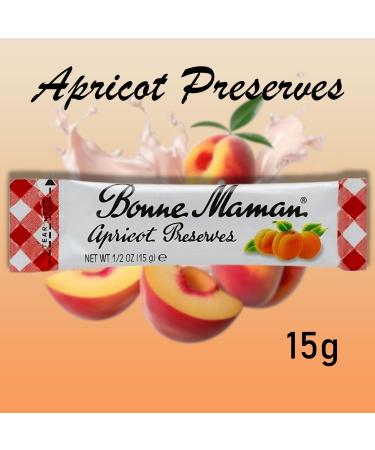 Bonne Maman Stick Jam Pick N Mix - Choose From 4 Flavours | Strawberry Apricot Preserves Orange Marmalade Raspberry & Redcurrant Preserves Jams-15g - Pack of 60 (15 of Each) - Buy Online on SooperMarket.com
